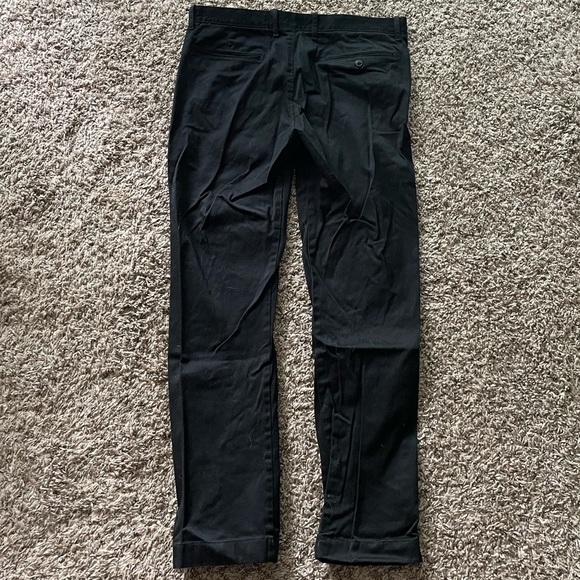 J.Crew Men’s Black Stretch Pants (30x30) - Picture 3 of 3